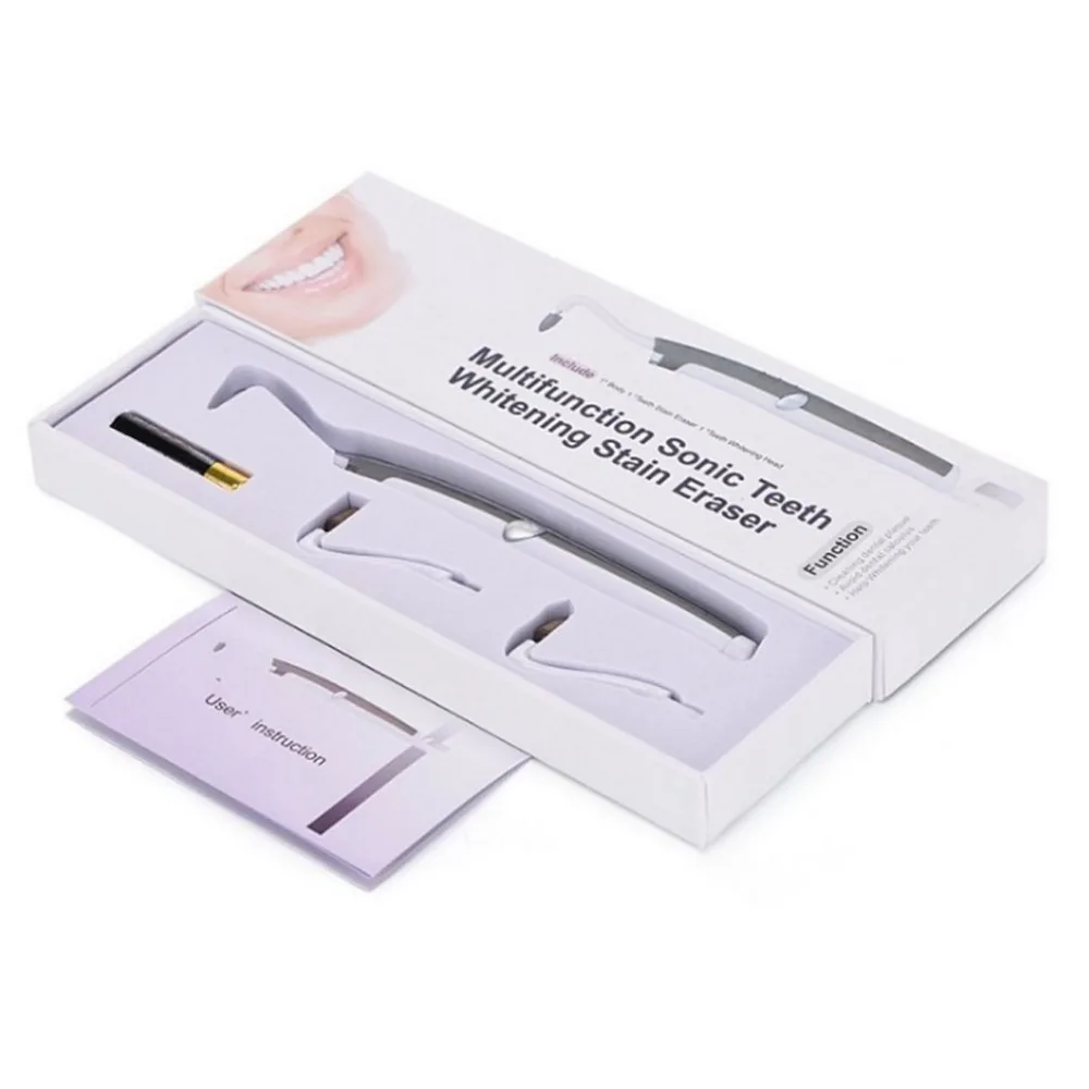 

LED Sonic Vibrating Electric Teeth Whitening Multifunction Eraser Polishing Scaler Tartar Removal Grinding Teeth Stains