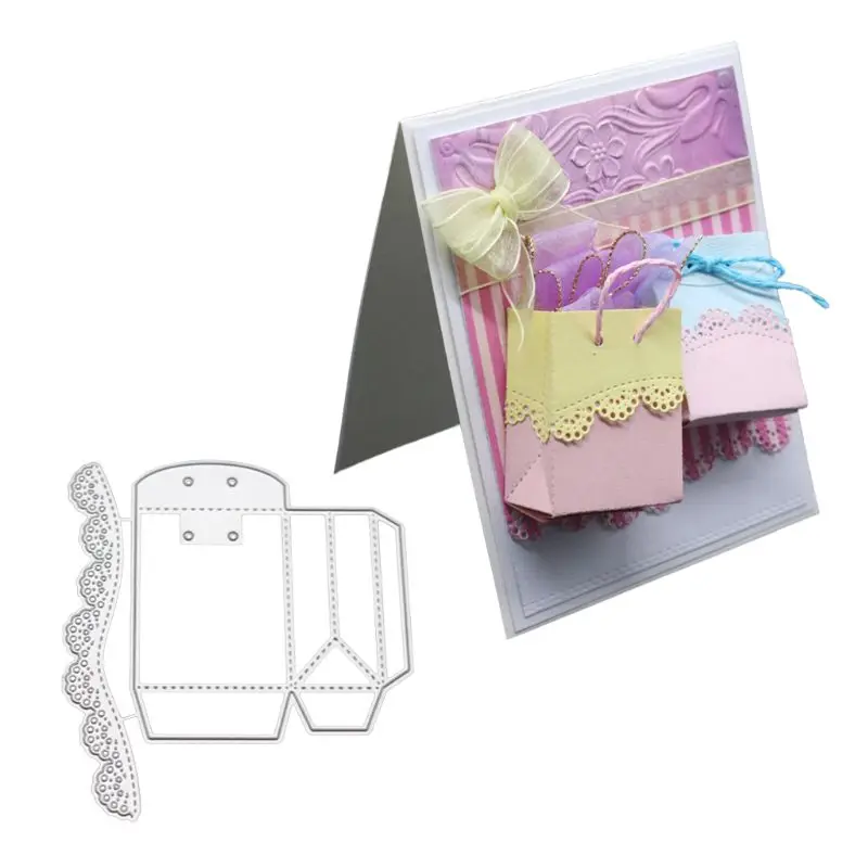 

3D Box Metal Cutting Dies Stencil DIY Scrapbooking Album Stamp Paper Card Embossing Craft Decor