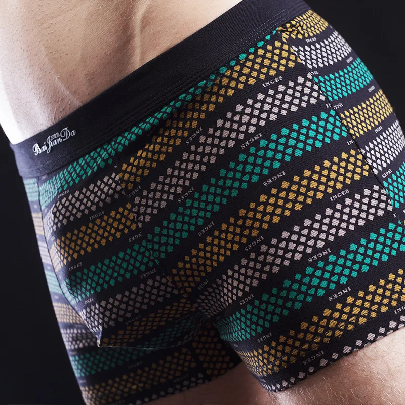 Boxers Men Patchwork Mens Underwear Brand Boxer Shorts Man ...