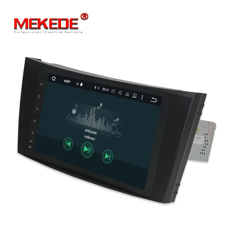 Best Android 8.0  8 Inch Car DVD Player For E-Class/W211/Mercedes/Benz/CL Octa Cores 4G RAM 32G ROM 3G/4G WIFI Radio GPS 4