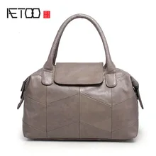 AETOO новые сумки Простые сумки модные трендовые сумки через плечо кожаные сумки классические