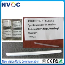 2500pcs/lot,60mm Single Pin Optical Fiber Heat Shrinkable Cable Splice Protection Sleeves,Sinlge Core 60MM Heat Shrink Tube