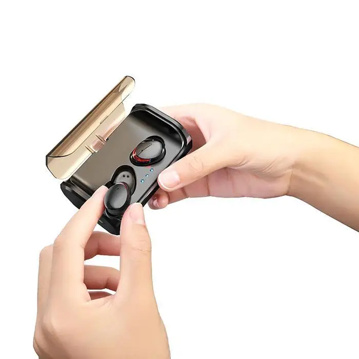 Беспроводные bluetooth наушники вкладыши водонепроницаемые мини стереонаушники