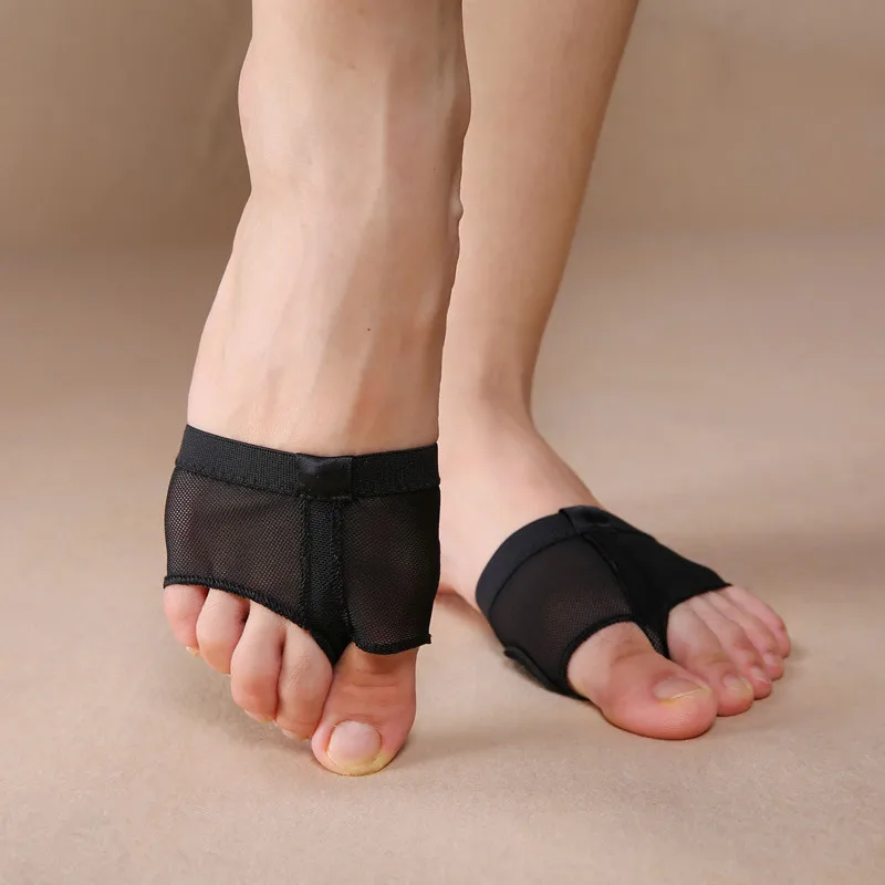 

Two Holes Professional Belly Toe Pad Modern Half Lyrical Dance Shoes Sandals Paws Dance Foot Thongs