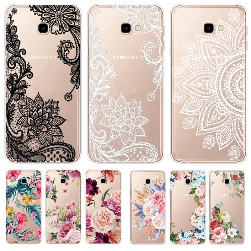 ل كوكه سامسونج غالاكسي J4 زائد حالة على لسامسونج غالاكسي J4 رئيس J4Plus 2018 Fundas الرجعية زهرة واضح لينة غطاء سيليكون ل كوكه سامسونج غالاكسي J4 زائد حالة على لسامسونج غالاكسي J4 رئيس J4Plus 2018 Fundas الرجعية زهرة واضح لينة غطاء سيليكون