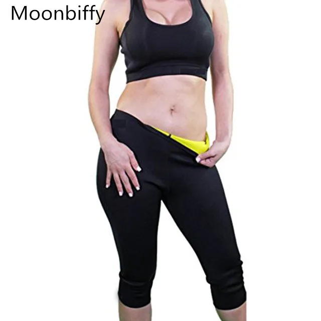 

Womens Slimming Pants Hot Thermo Neoprene Sweat Sauna Body Shapers Fitness Stretch Control Panties Burne Waist Slim Pants