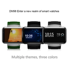 DM98 Watch Smart GPS WIFI BT 4.0 SIM 3G Phone Watch Man Camera for Android Big Battery 512MB RAM 4GB ROM 2.2 Inch Color Screen