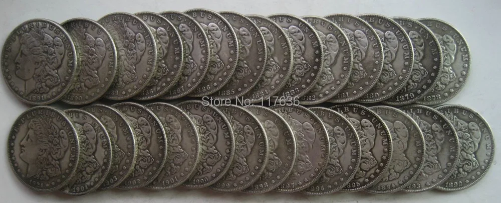 

wholesale US Morgan Dollar 28 S mint dates coins(1878-1921)
