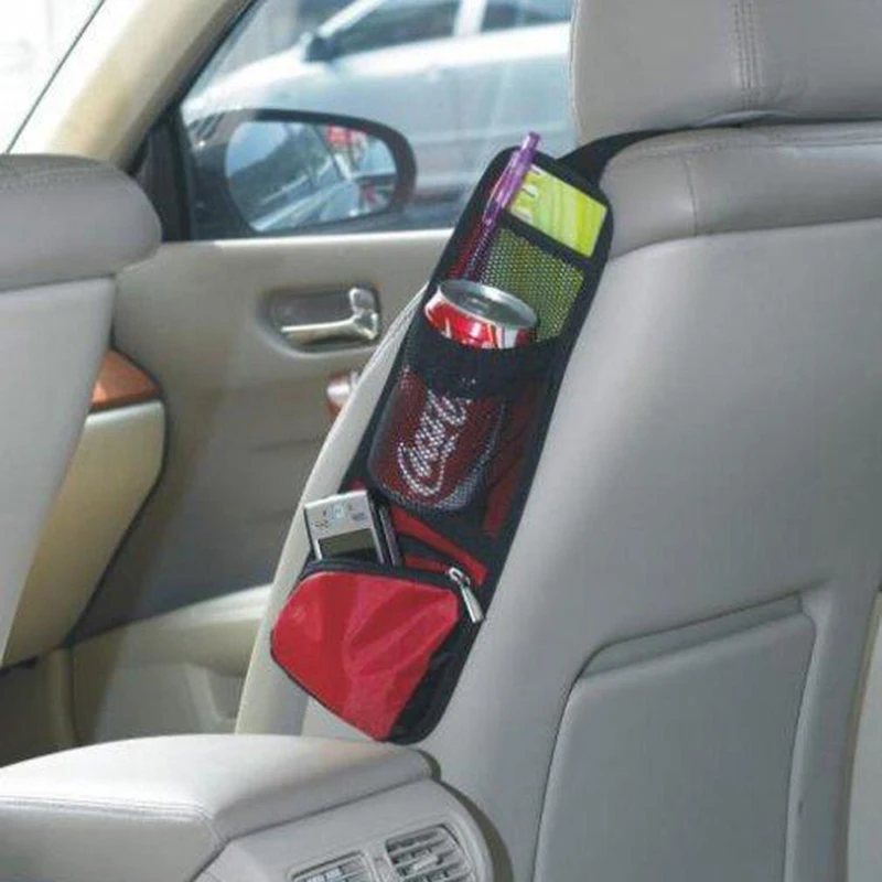 Car Seat Side Multi Pocket Storage Organizer Arrangement Bag of Back