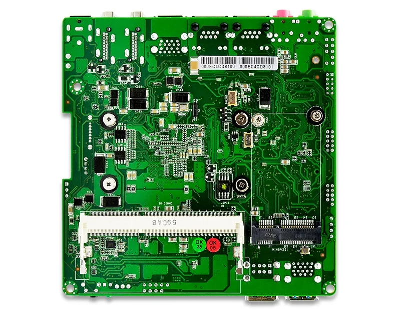 Qotom четырехъядерный мини-ПК с Celeron J3160 процессор на плате, до 2,24 ГГц, безвентиляторный мини-ПК двухканальный сетевой адаптер