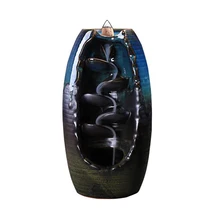 Ладан курильница Кадило горелки Desktop обратного водопад фарфор буддистское кадило снотворного отель Ретро Керамика