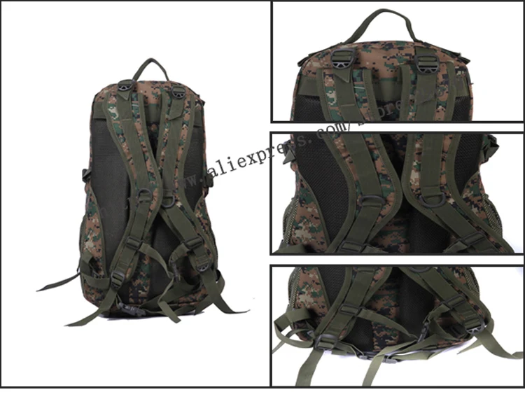 Высококачественный рюкзак большой вместимости, рюкзак для путешествий в стиле милитари, Мужской многофункциональный камуфляжный рюкзак для кемпинга, женская сумка