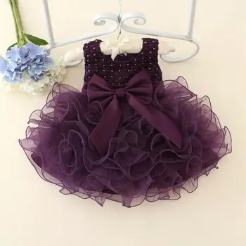 

&E-babe&Wholesale summer new baby girls flower dress kids bowknot princess tutu dress free shipping