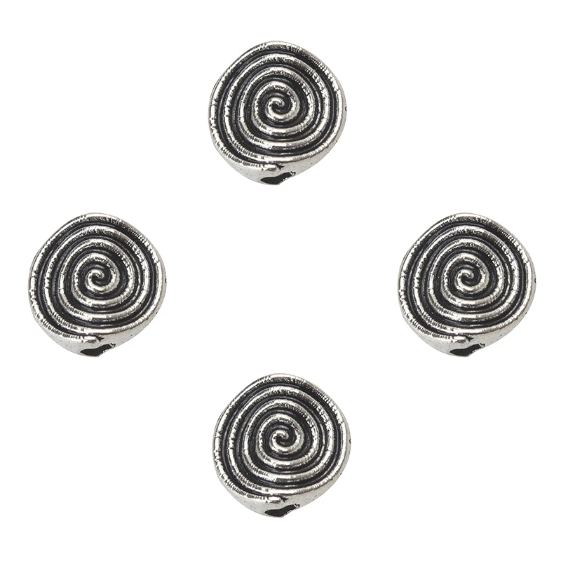 

10pcs/lot 8*3mm fashion antique silver Screw thread charms connectors jewelry accessories for women diy bracelet & necklace