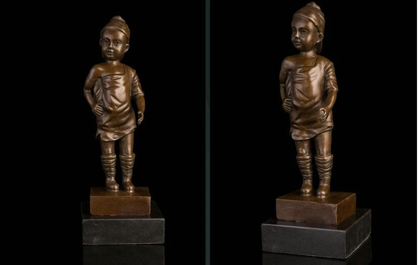 

Art Deco Sculpture Child Boy Kid Bronze Statue