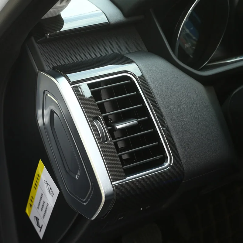 Новые углеродного волокна Стиль для Landrover Range Rover Sport RR Спорт- ABS Пластик сторона AC Vent рамка крышка отделка