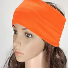 Акция! " Женская широкая повязка для занятий йогой, танцами, спортом, эластичная повязка для волос, тюрбан