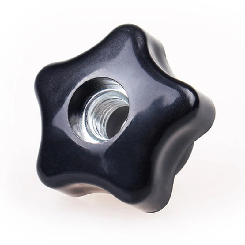 Size: M10 NUTW-07390 1PCS-M8/M10/M12/M14/M16 Plastic Handle Nuts/Six Star Outside Diameter Hand Nuts Size: M10 NUTW-07390 1PCS-M8/M10/M12/M14/M16 Plastic Handle Nuts/Six Star Outside Diameter Hand Nuts