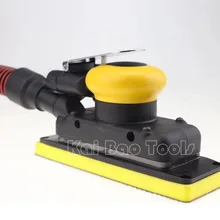 70x198 мм квадратная пневматическая орбитальная шлифовальная машина Центральная Вакуумная готовая пневматическая шлифовальная машина
