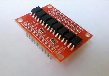

Free Shipping! 8-channel opto-isolator PC817 module sensor