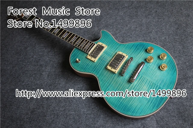 Best price at $299 Cheap 2015 New Arrival Tiger Flame Finish LP Supreme Guitars Electric & Left Handed Custom Available