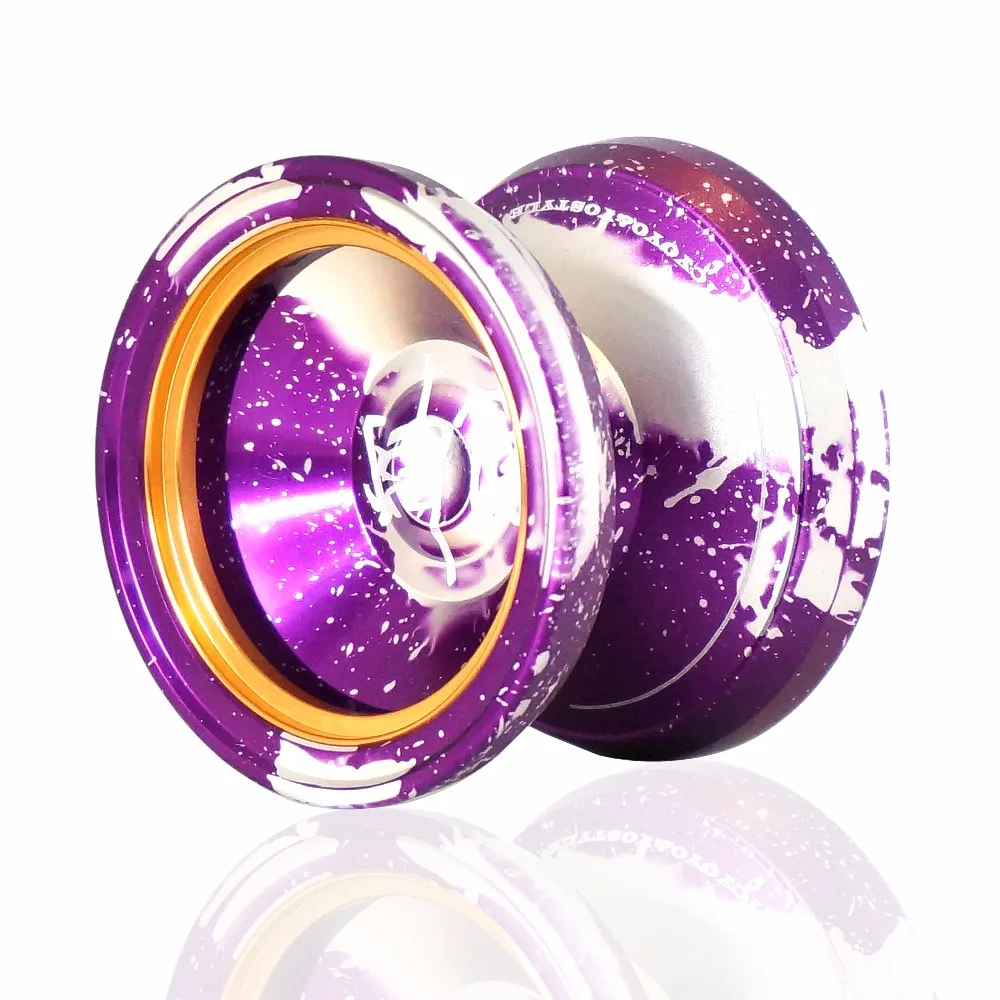 2018 горячая Распродажа MAGICYOYO M002 April йо из нержавеющей стали подшипник фиолетовый