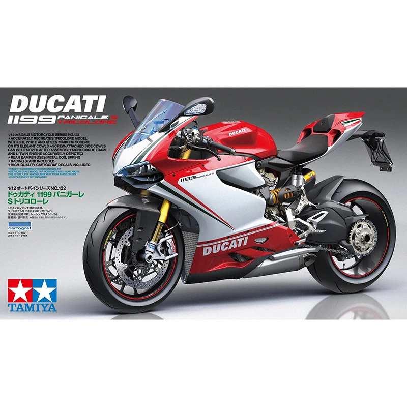 1/12 TAMIYA 14132 DUCATI 1199 panigale S taicolore модель хобби