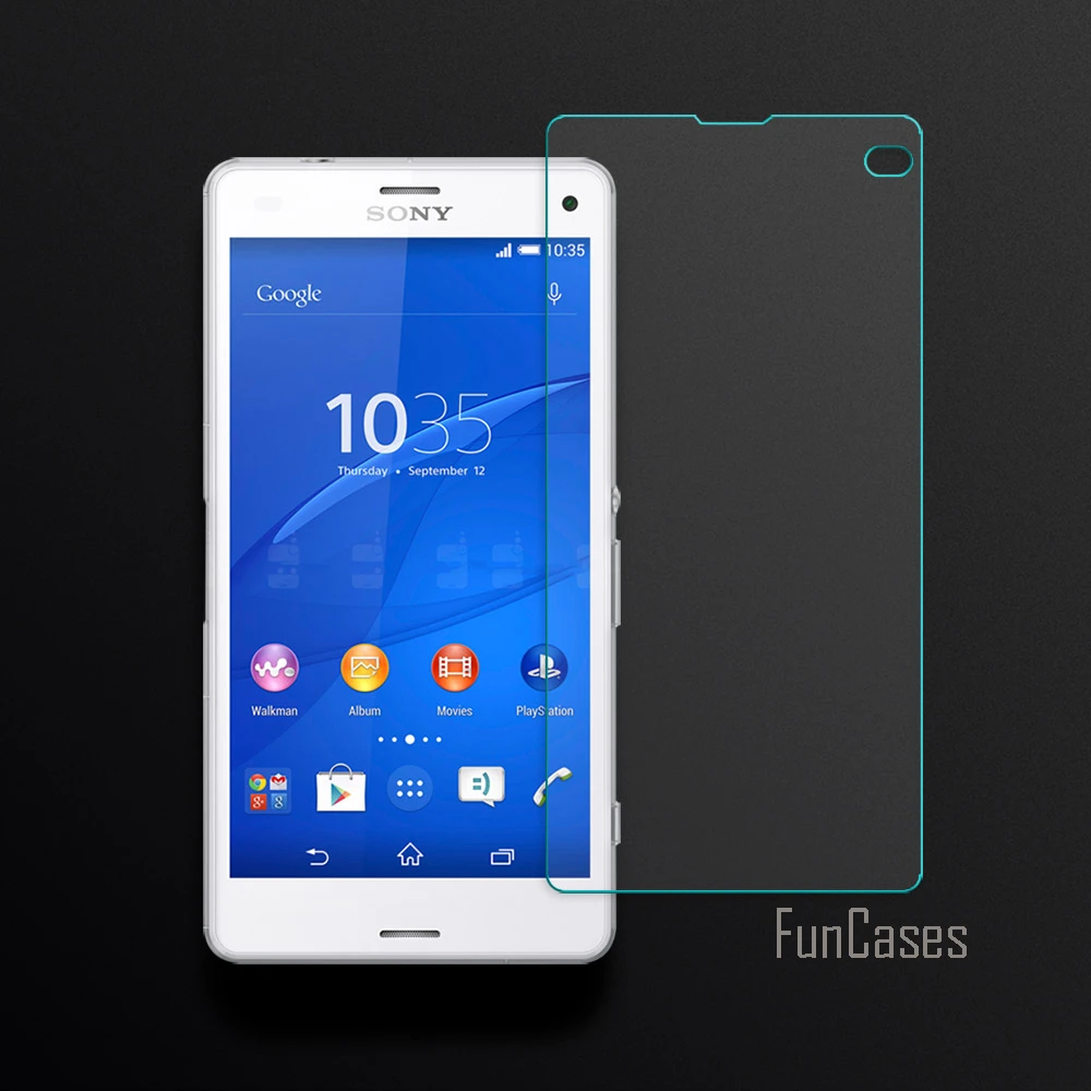 2.5D изогнутый край Экран для sony Xperia Z1 компактный D5503 закаленное Стекло Мини