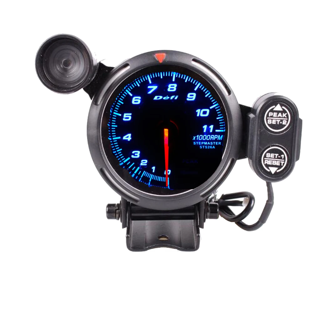 3.75 Inch 80mm Tachometer Gauge Stepper Motor 011000 RPM Gauge with