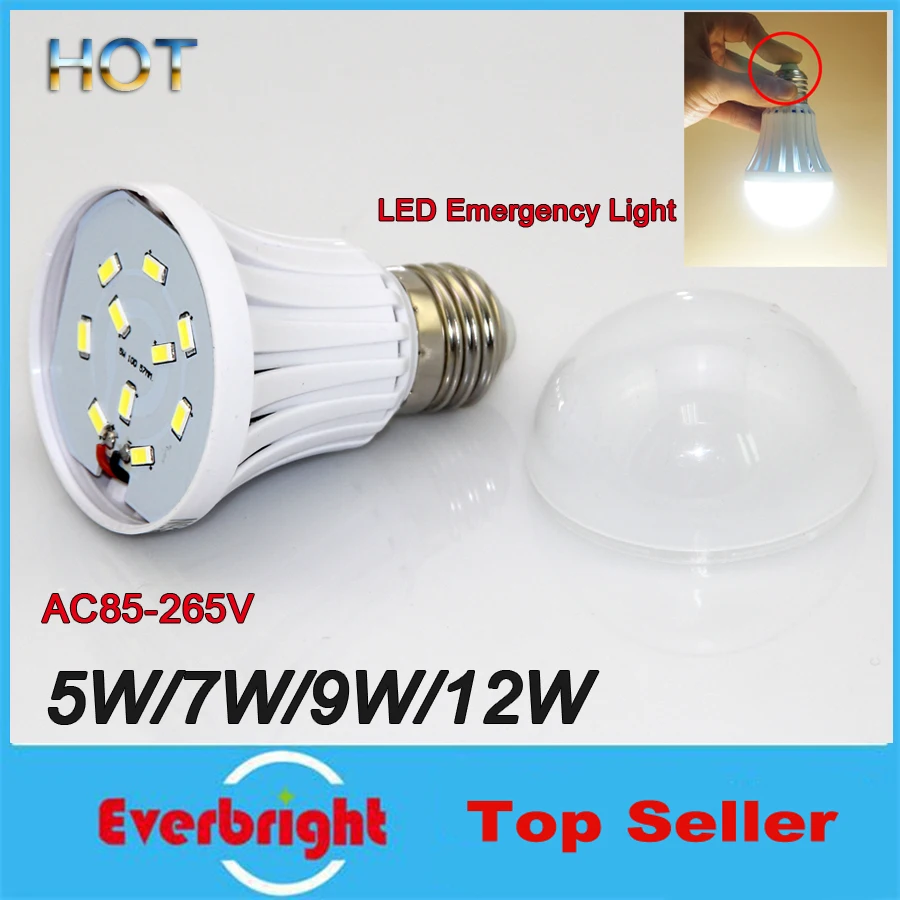 

3pcs/lot High Power Intelligent LED Magical Bulb AC85-265V E27 Rechargeable Emergency LED Bulb Lamp For Home Lights SMD5730 Chip
