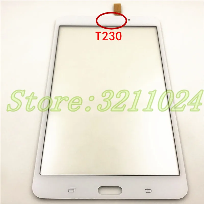 10 шт./лот 100% тест для Samsung Galaxy Tab 4 SM T230 T231 Передний сенсорный экран дигитайзер