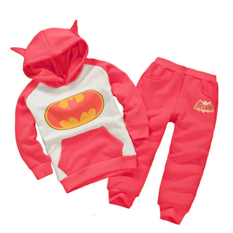 Kids Amazing Famous Cartoon Hooded Pullover Costume Product Display Pink 1