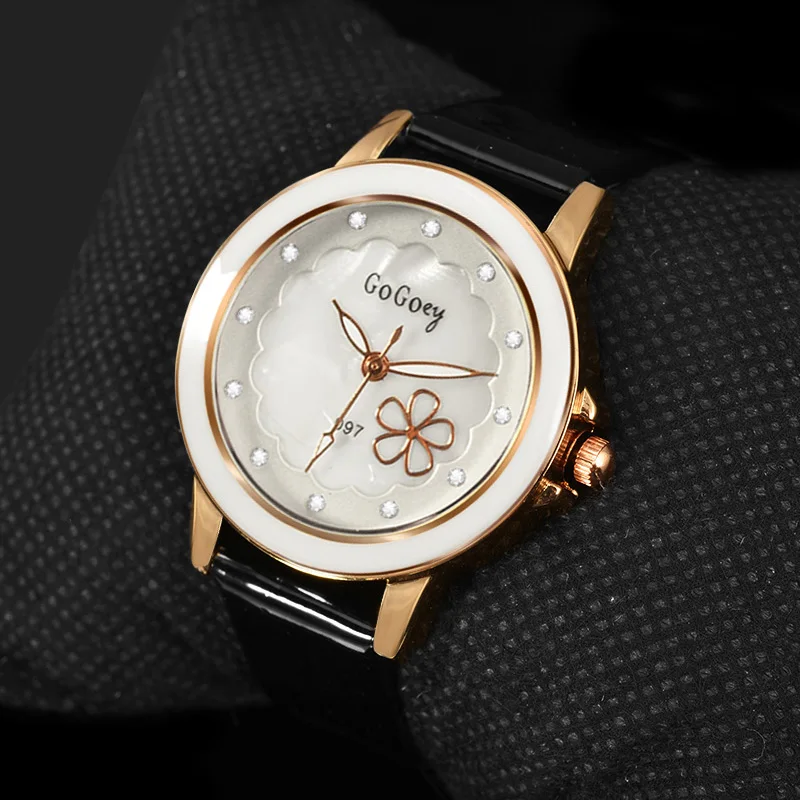 2018 New Hot Sell Quartz Watch Women Gogoey Brand Luxury Leather Watches Rhinestone Designer Ladies Flower Watch Reloj Mujer 2018 New Hot Sell Quartz Watch Women Gogoey Brand Luxury Leather Watches Rhinestone Designer Ladies Flower Watch Reloj Mujer