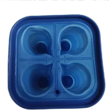 4 отверстия маленький бокал Силиконовые формы для ST-1520 3D мини Сублимация трансферная машина