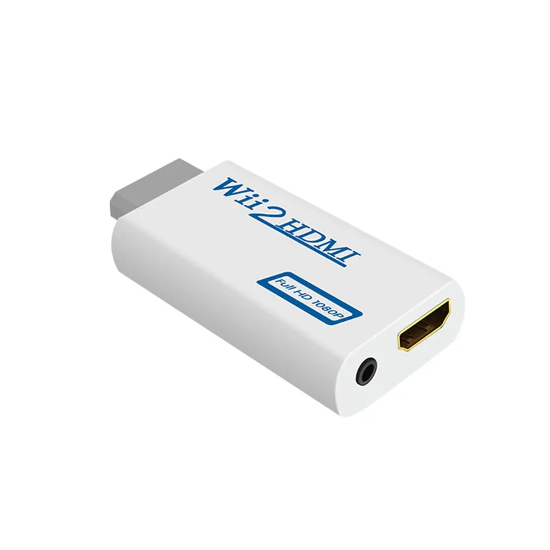 Powstro 3 5 мм порт Hdmi адаптер Plug And Play HDMI 1080p Wii к преобразователю аудиобокс 720P и выход