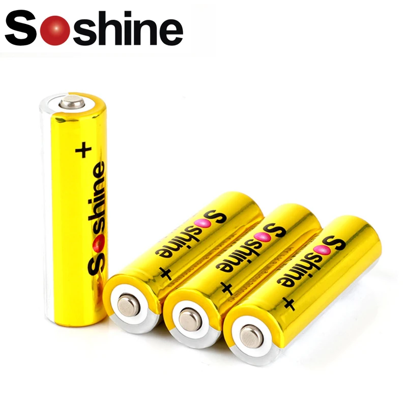 Günstig Soshine AA 1,5 V 3000mAh FR 6 Mignon LITHIUM Batterien mit Super Kontinuierliche Entladung für Kamera Taschenlampe  scheinwerfer Spielzeug