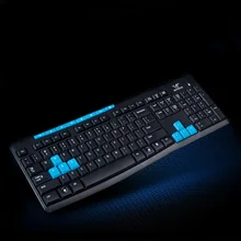 Высококачественный 2,4G Беспроводная игровая клавиатура+ мышь набор комбо для Ноутбуки и настольные компьютеры ПК