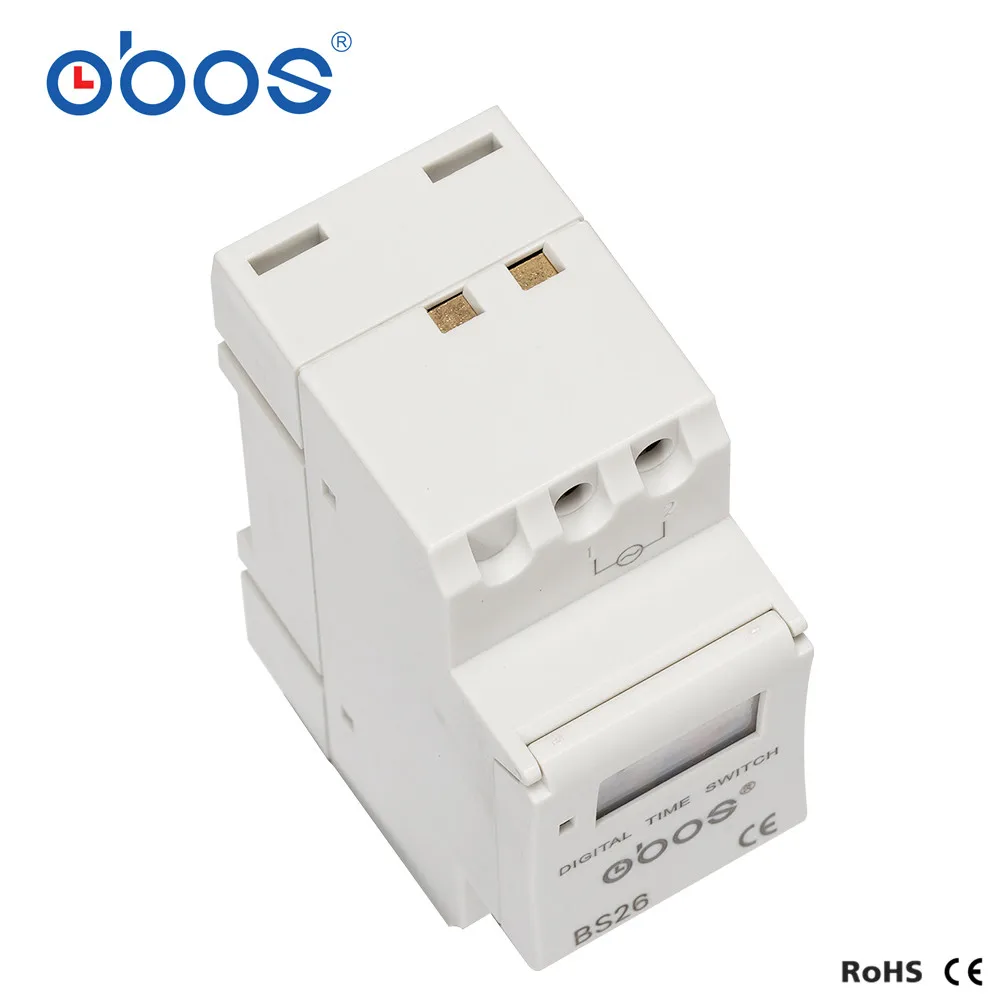 OBOS THC15A новый источник питания памяти 220 В цифровой таймер din с 16 раз ВКЛ/ВЫКЛ в день