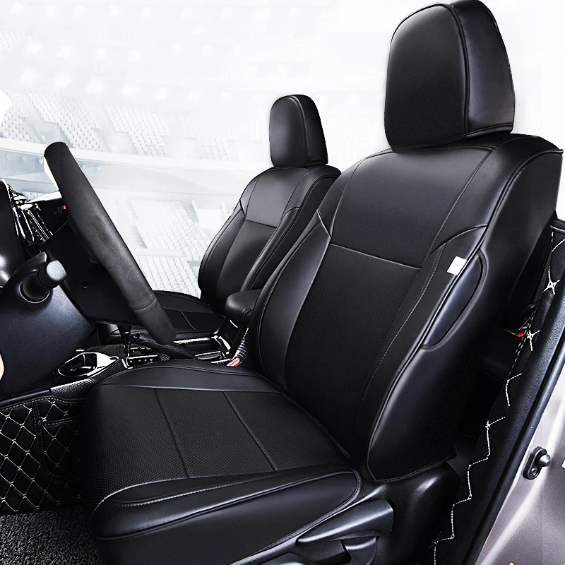 Leather Seat Covers For Toyota RAV4 2014 2015 2016 Safety Airbag Front