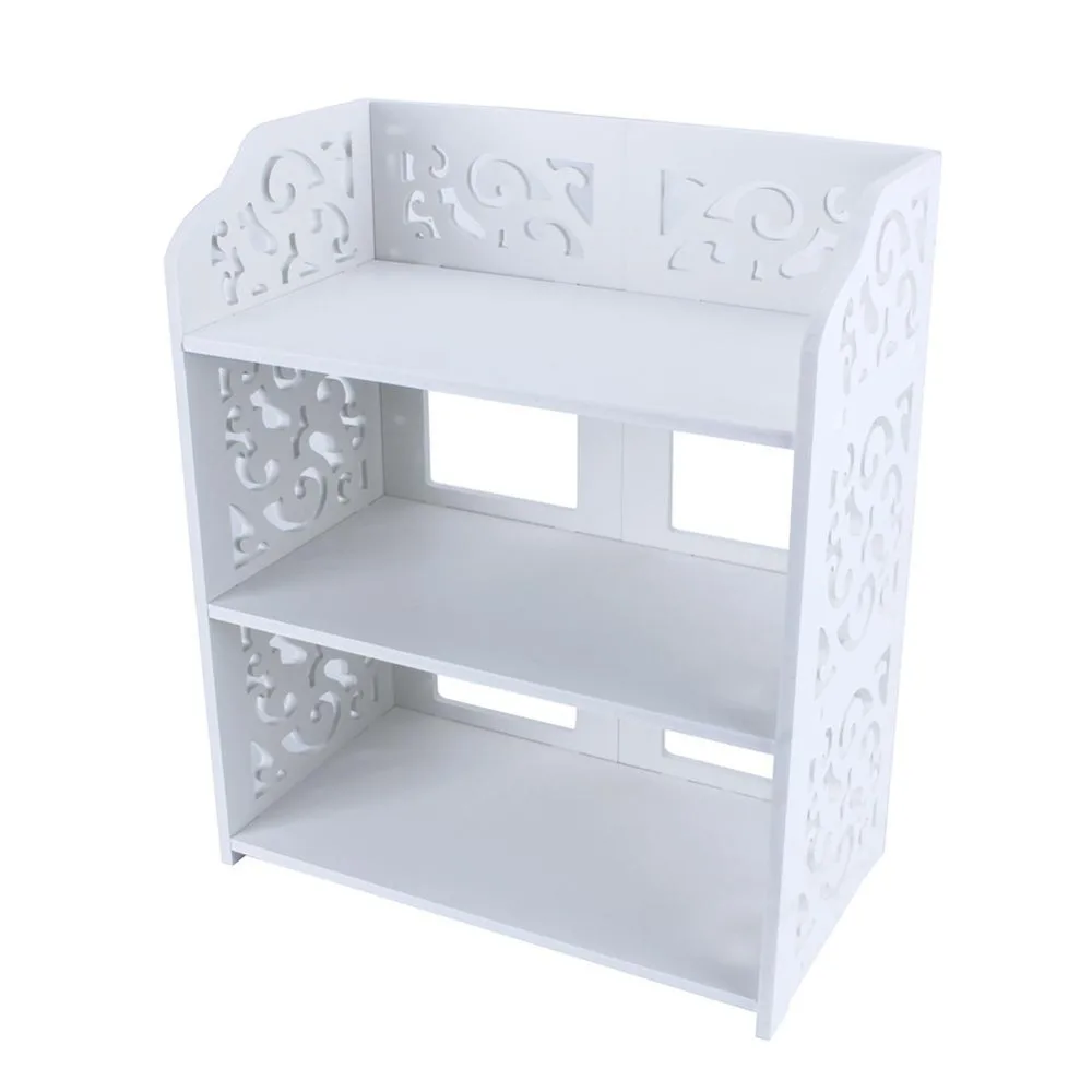 

3 Tiers White Hollow Out Shoe Rack Stand Storage Organiser Shoes Shelf