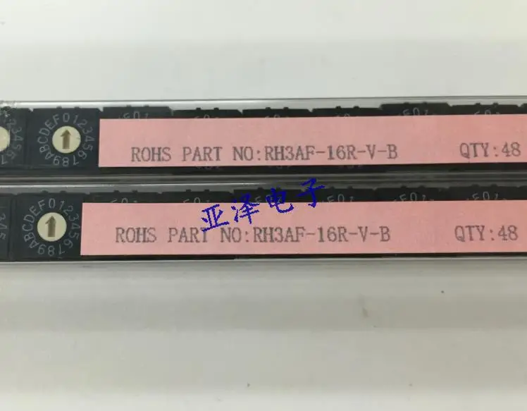 5 шт./лот Тайвань DIP Круглый RH3AF 16R V B поворотный переключатель 16 код переключения 0 F