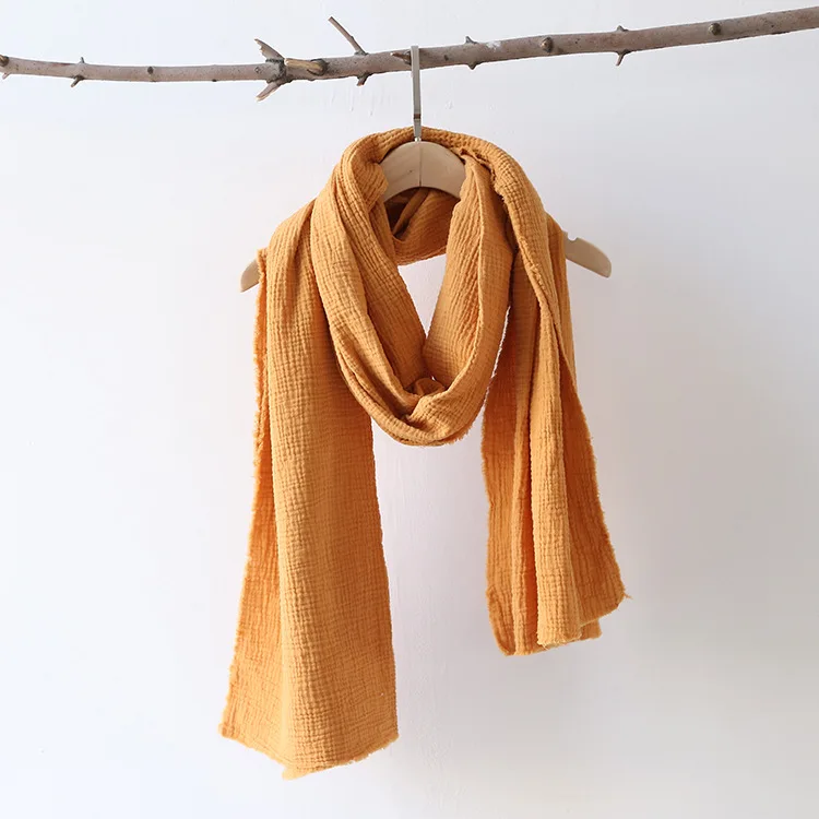 

YoYiKamomo Women scarf 2017 Winter new original retro pure cotton warm comfortable women cotton and linen scarf