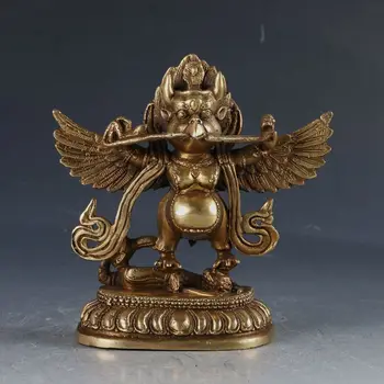 

Chinese Brass Tibetan Buddhism Handwork Carved Buddha Statue