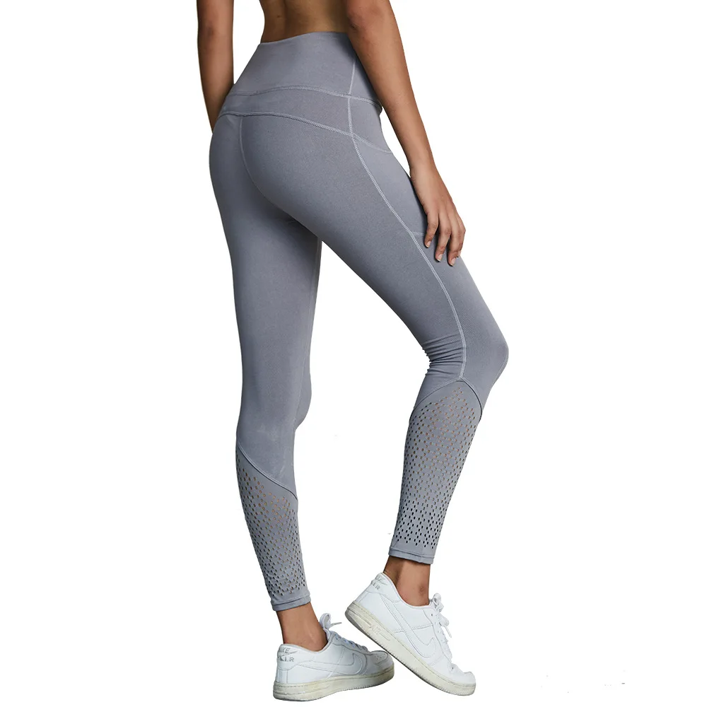 

Curvy GIrl black workout leggings women workout pants slim elastic bodycon leggin high waist seamless push up fitness legging