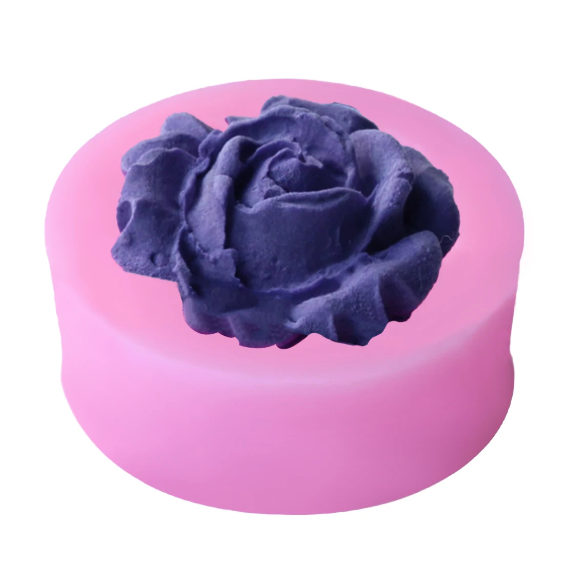 1 шт. Силиконовые Шоколад Мыло Формы для выпечки 3D в форме розы формы кухонные Кондитерские DIY Инструменты противень легко извлекаемый