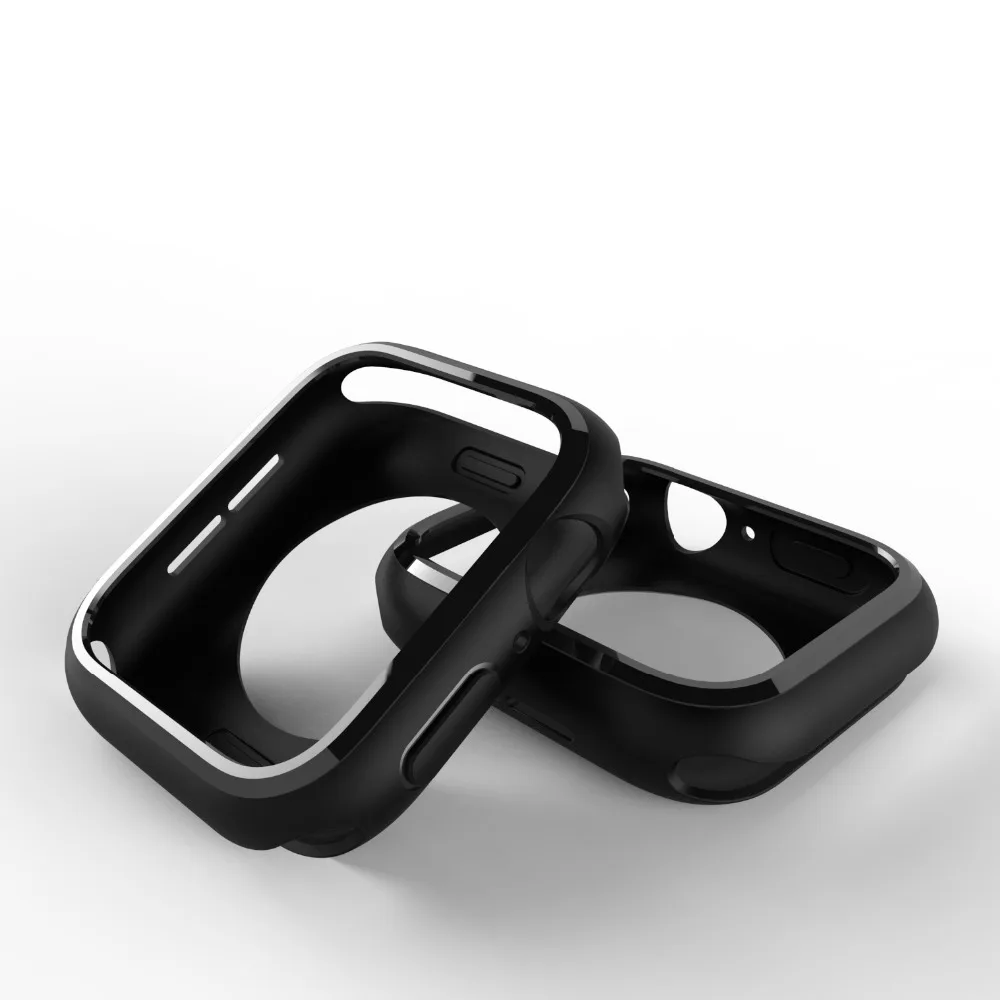 Защитный чехол из ТПУ для apple watch series 5 4 40 мм 44 цветной защитный iWatch подходит