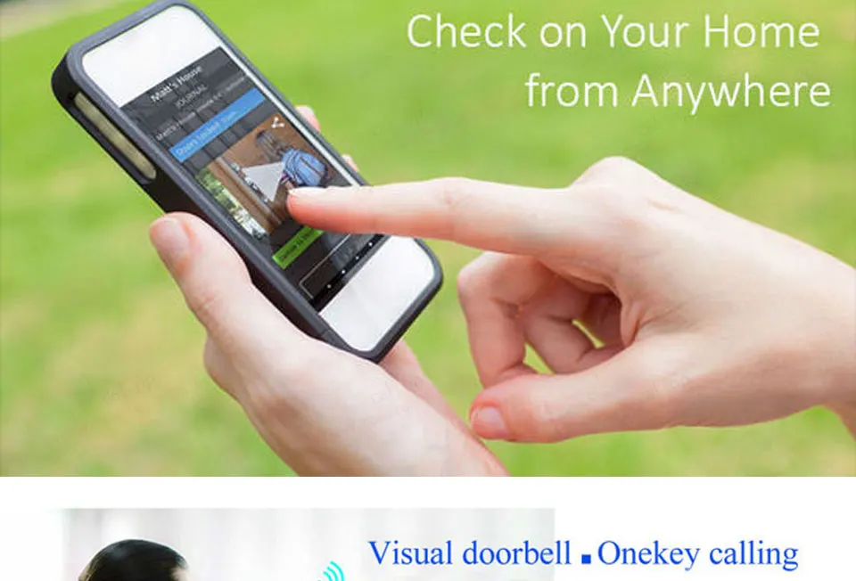 HD беспроводной 3g 4G WiFi ИК Водонепроницаемый дверной звонок Домофон Iphone Android Мобильный видео домофон система код клавиатуры