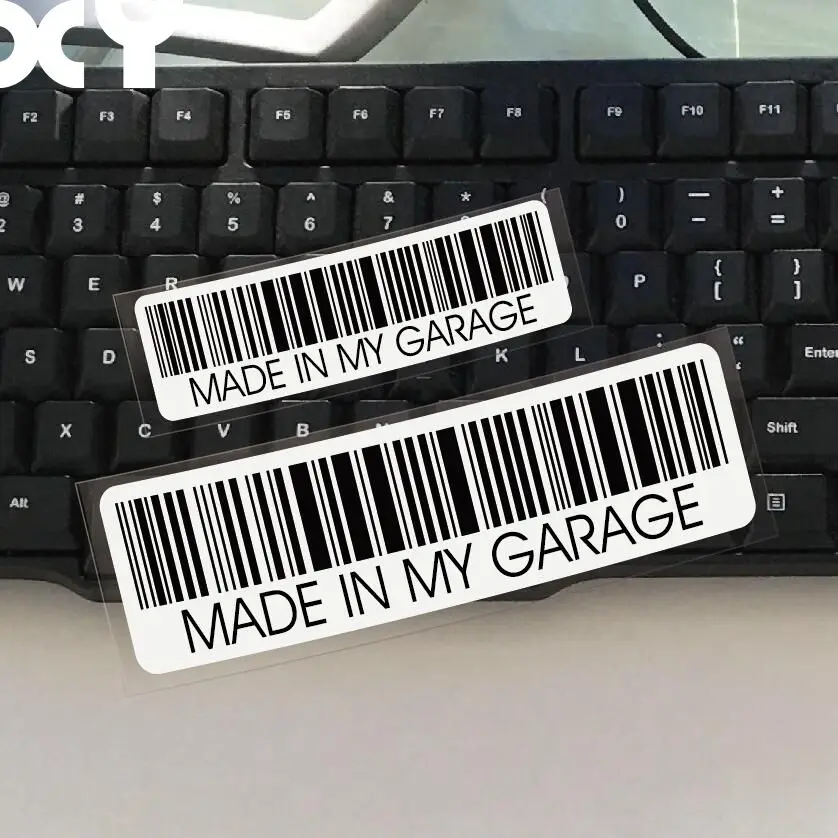 Прикольные виниловые наклейки Made in My Garage Стикеры для автомобилей и мотоциклов