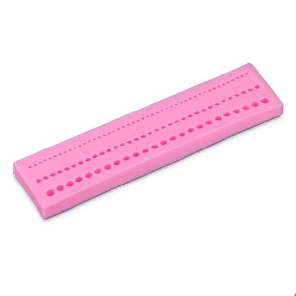 

27.3*4*1.5 cm New arrive Pearl Chain Shape for silicone fondant cake tool. Lace mold cookie chocolate, sugar bakeware mold D340