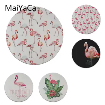 

MaiYaCa New Printed Pink flamingos DIY Design Pattern Game Lockedge mousepad Size for 200x200x2mm and 220x220x2mm Small Mousepad